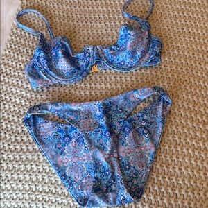 Kulani Kinis Paisley Print Bikini set
